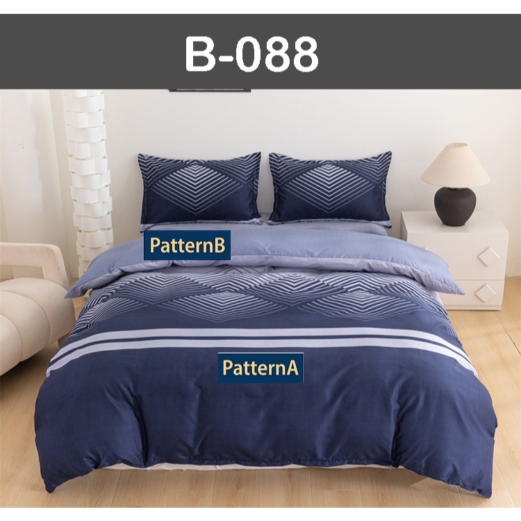Fitted Bedsheet Set Bed Sheet Quilt Cover-for Mattress Up To 38cm/15inch Thick