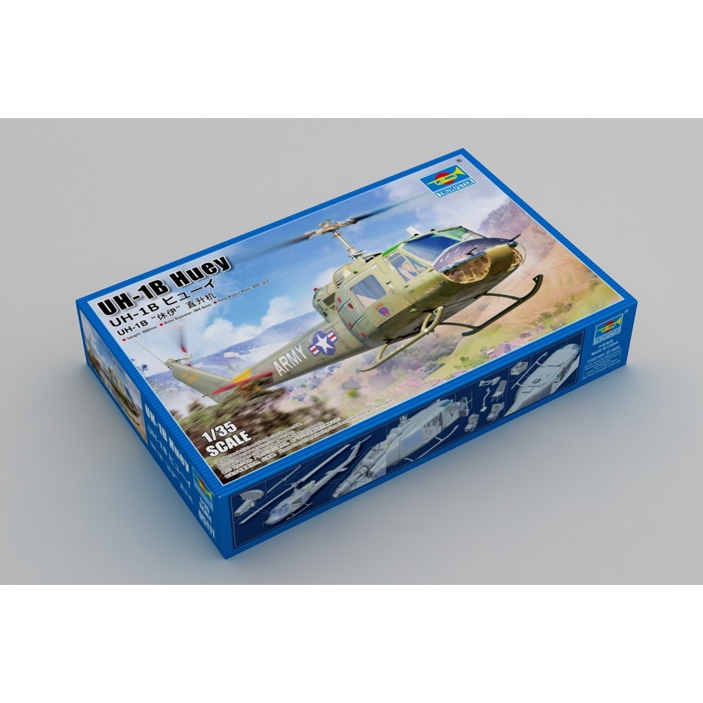 Trumpeter 05111 1/35 Scale UH-1B Huey Helicopter Assembly Model Kit