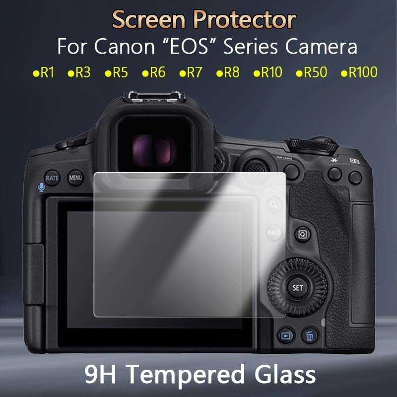 สําหรับ Canon EOS R6 III R5 II R3 R7 R8 R50 R10 M1 M2 M3 M5 M10 ดิจิตอลกล้อง Ultra Clear 2.5D Anti-S