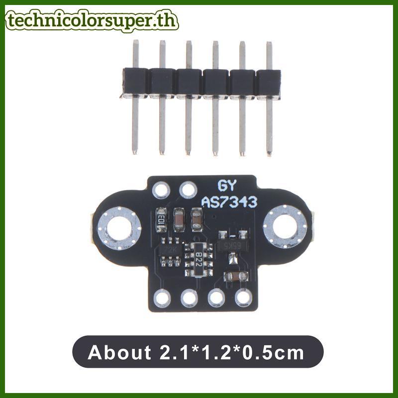 Technicolorsuper AS7341 AS7343 โมดูลเซ็นเซอร์สเปกตรัมหลายช่อง 11 ช่องแสงที่มองเห็นได้การตรวจจับอินฟร