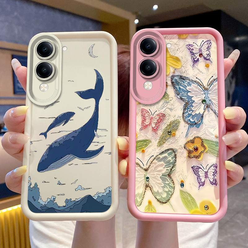 สําหรับVivo Y04 Y04S Y29S 5G 4G 2025 เคสโทรศัพท์กันกระแทกMatteซิลิโคนสําหรับVivoY04 VivoY29S VivoY04