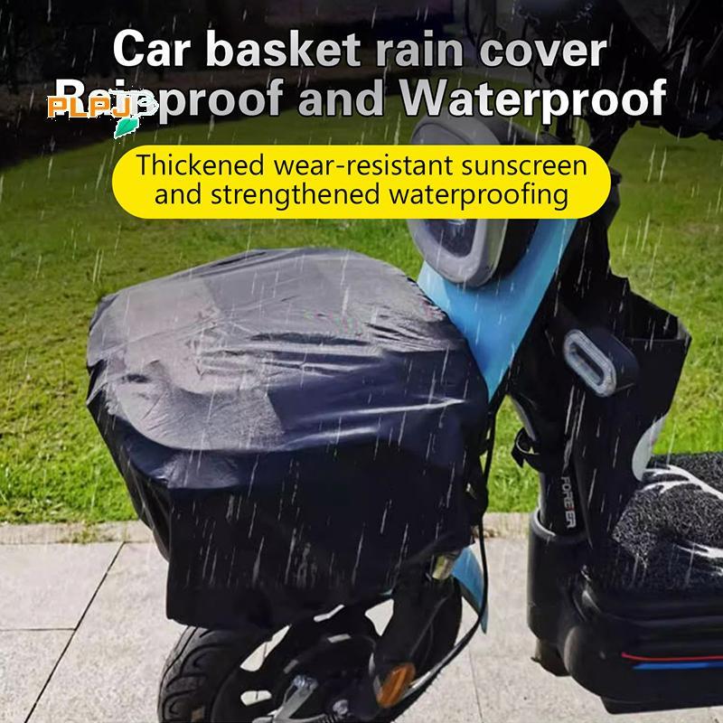PLPJ Rain Cover สําหรับกระเป๋าจักรยาน Rain Cover สําหรับ Rain Cover ตะกร้าจักรยานกระเป๋ากันน้ําพลาสต