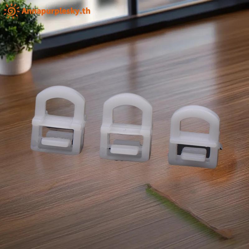 Annapursky 20 ชิ้นรถผ้าม่าน Slider คลิป 3 มิลลิเมตร 6 มิลลิเมตร 9 มิลลิเมตร Tru DIY พลาสติก Fastener