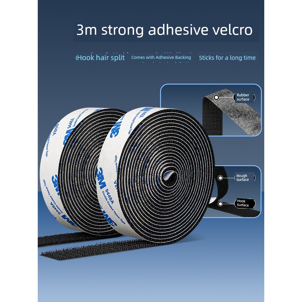 ตีนตุ๊กแก ตีนตุ๊กแก 3m 3M Strong กาว Velcro Strong High-Viscosity รถ Trunk เสื่อเท้าเฉพาะ Velcro พร้