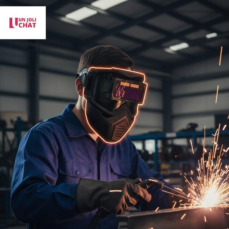 ดี Auto Darkening Welding Face Shield Wide Field of Viewfortable Wear for Industrial Welder Daily Wo