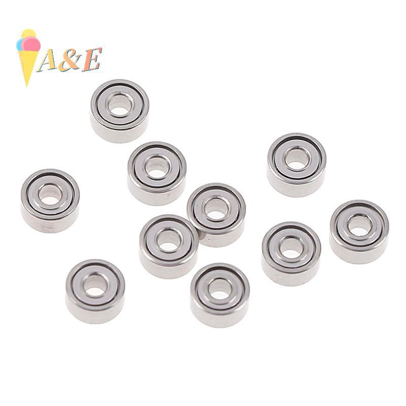 [QIMO] 10 ชิ้น 681XZZ 1.5x4x2 มม. เปิดแบริ่งขนาดเล็ก ball mini hand bearing spinner