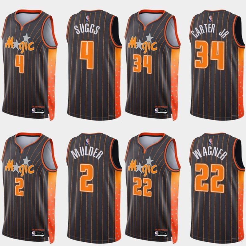 IDAWN7 Ace NBA Jersey Orlando Magic Carter Mulder Suggs Wagner เสื้อบาสเก็ตบอลกีฬาเสื้อกั๊ก City Edi