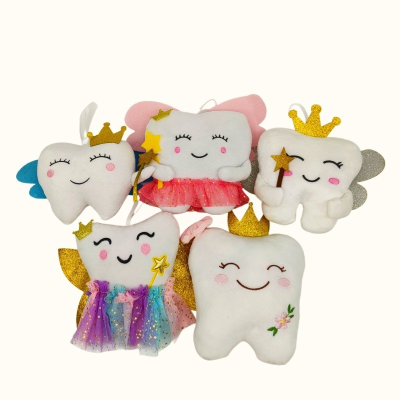 ตุ๊กตารูปฟันตัวเลือก A Option B Option C Option D Option E Soft Collection Gift
