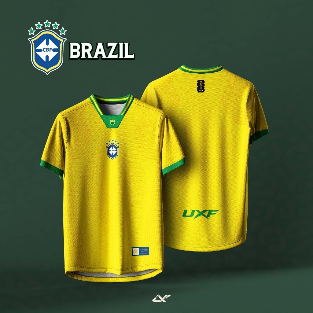 [พร้อมสต็อก] UXFACTORY BRAZIL YELLOW JERSEY SUBLIMATION