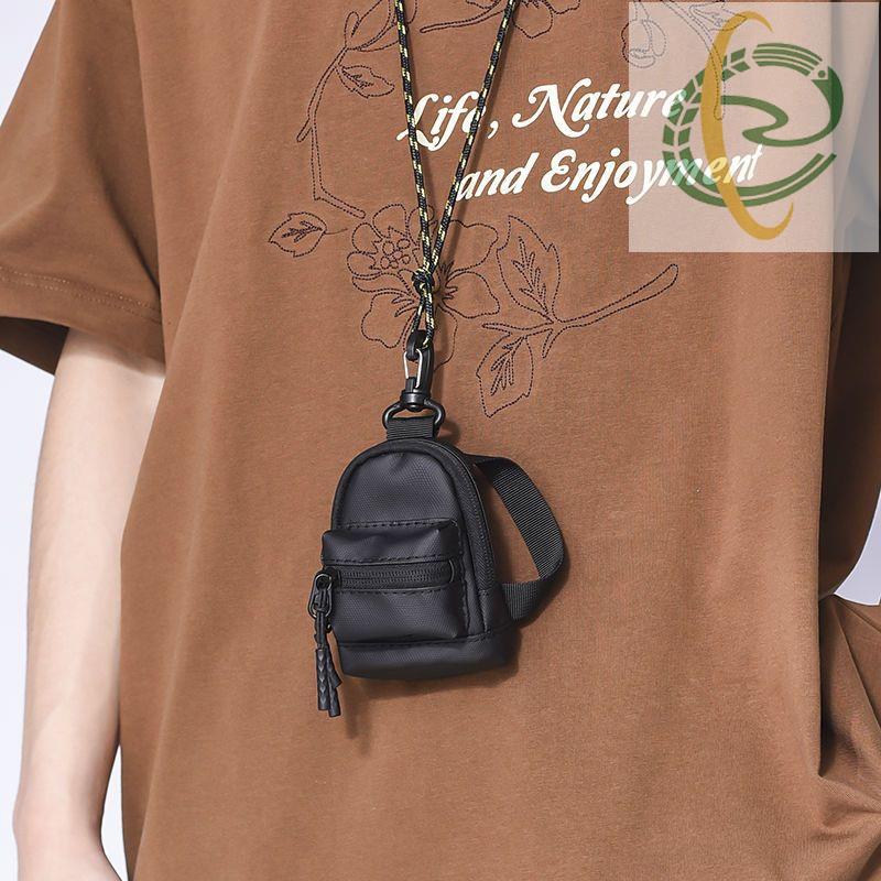At5 Mini Zero Card Holder หูฟังกระเป๋าส่วนบุคคล Hip Hop กระเป๋ารอง Key Ba ผู้ถือบัตรหูฟังแพ็คบุคลิกภ