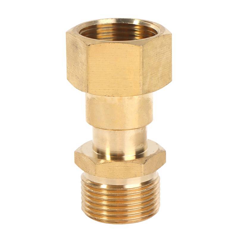 [HGA] M22 14mm ทองเหลืองแรงดันสูง 360° ข้อต่อหมุนสําหรับท่อ er