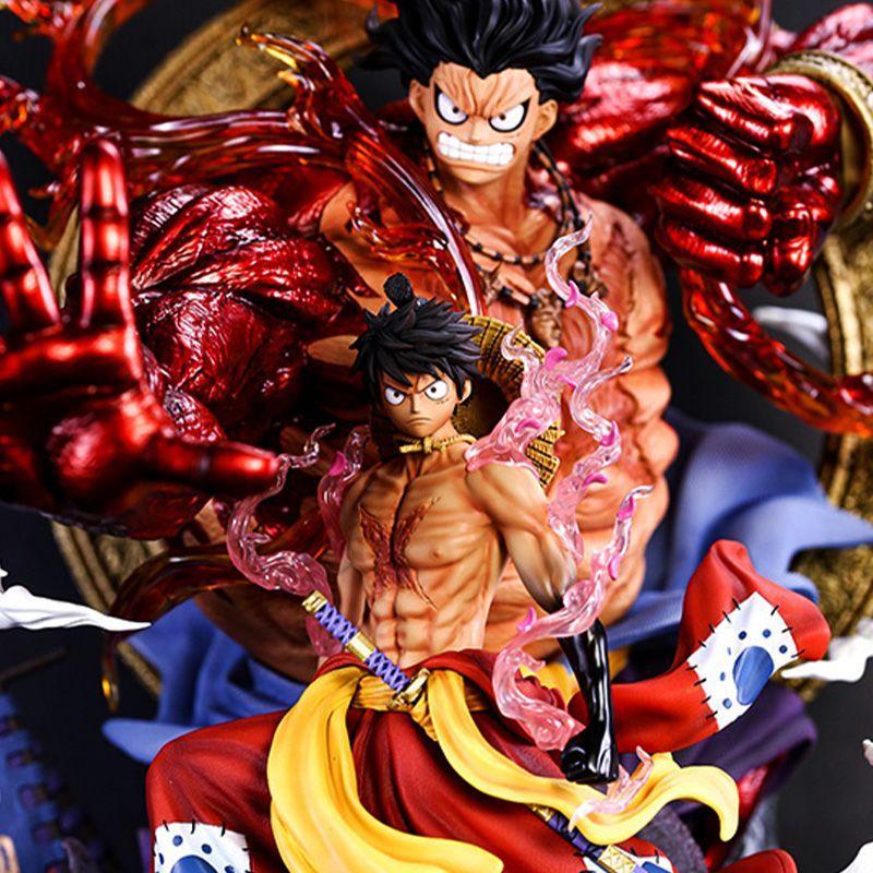 One Piece Fudo Mingwang Luffy รูป Wano ประเทศสามารถส่องสว่างสี่ความเร็ว Luffy ชุดเครื่องประดับ HZ