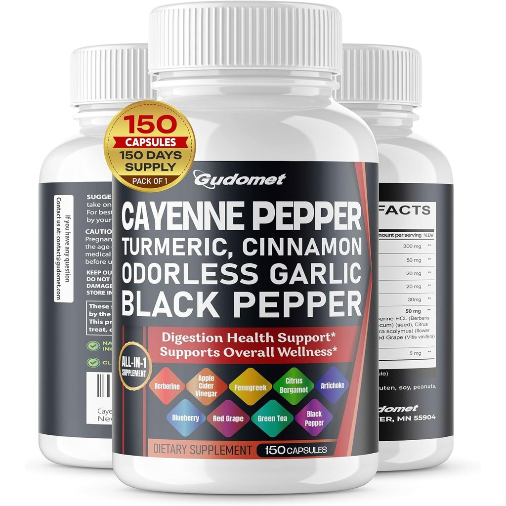 Cayenne Pepper Turmeric Odorless Garlic Cinnamon Fenugreek Citrus Bergamot Artichoke Blueberry Green