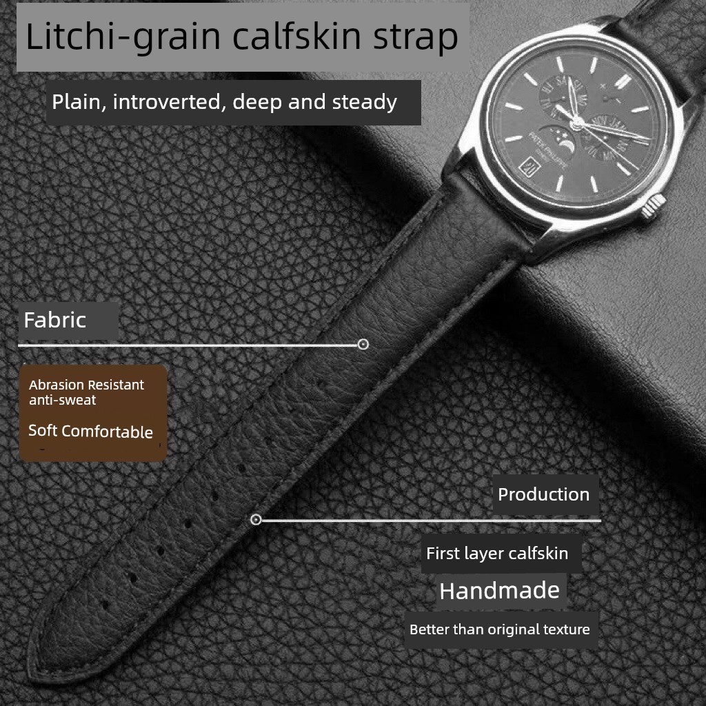 นาฬิกา ผู้ชาย seiko ของแทั นาฬิกาเด็กผู้หญิง Tissot Cowhide สายรัดกันเหงื่อนุ่มพิเศษ