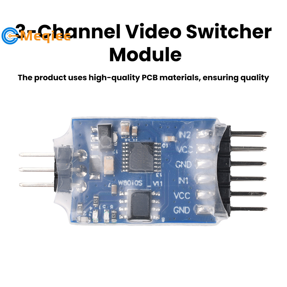 โมดูลสวิตช์วิดีโอ 3 ช่องกล้อง FPV สําหรับ Multirotor Drones 5.8G เครื่องส่งสัญญาณ FPV และกล้อง