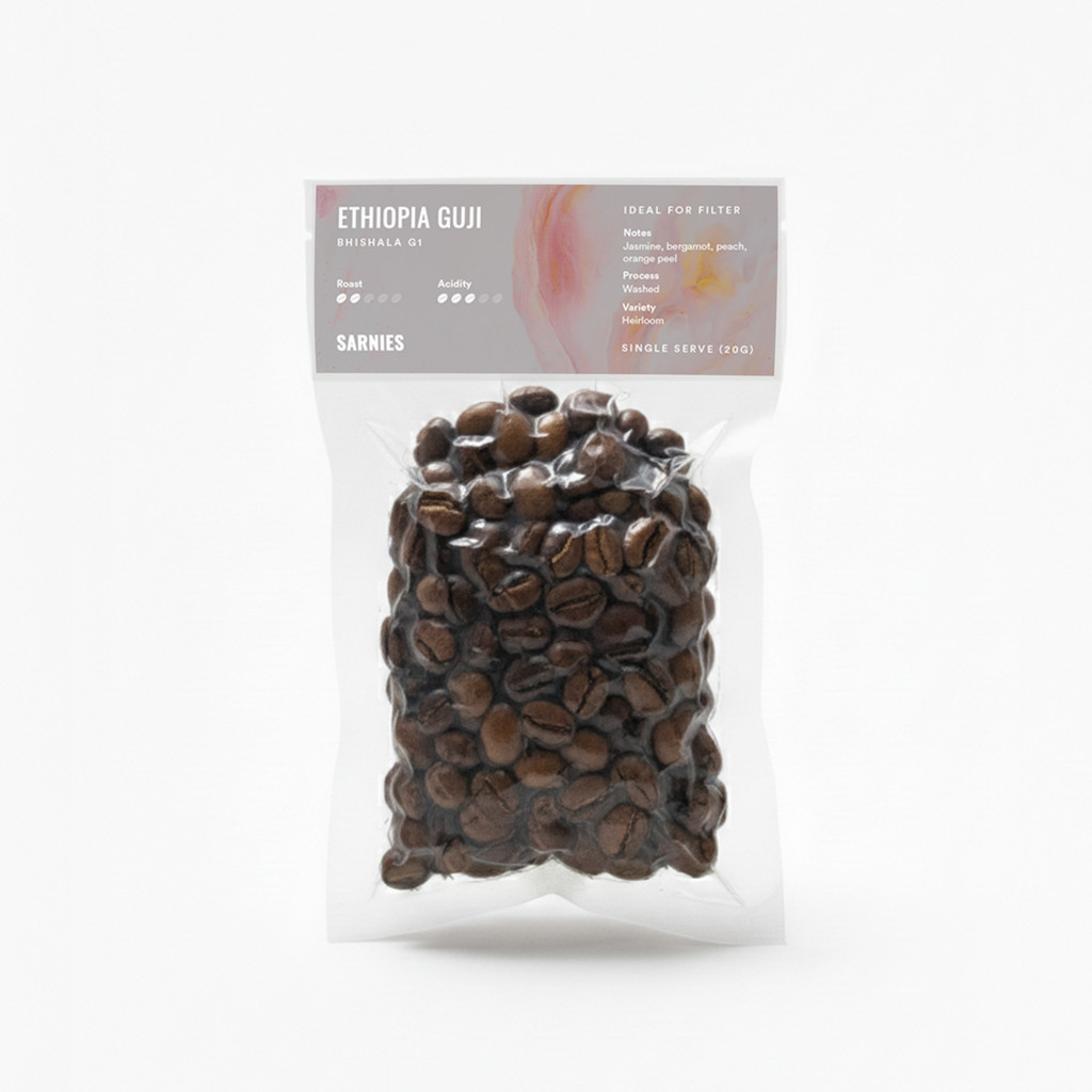 ชุดเมล็ดกาแฟ Premium Coffee Beans Collection – 20 กรัม จำนวน 5 ซอง