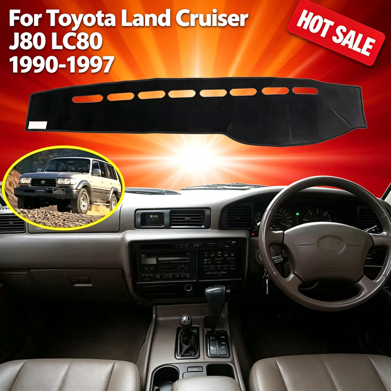 สําหรับ Toyota Land Cruiser J80 LC80 Lexus LX 450 1990-1997 Dashboard Cover Dash Board Mat พรม Pad S