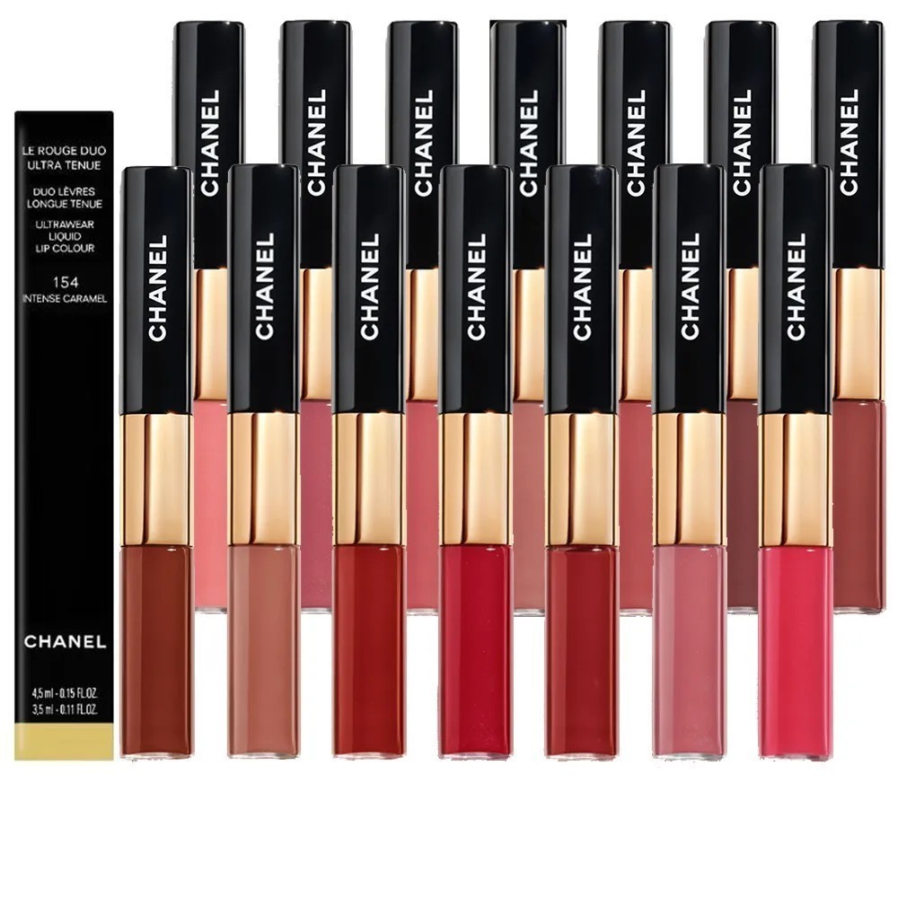 ของพร้อมส่ง✅ Chanel Le rouge duo ultra tenue ลิปชาแนลดูโอ้ ลิปชาแนลรูชอาลัว chanel 154 69 174 186