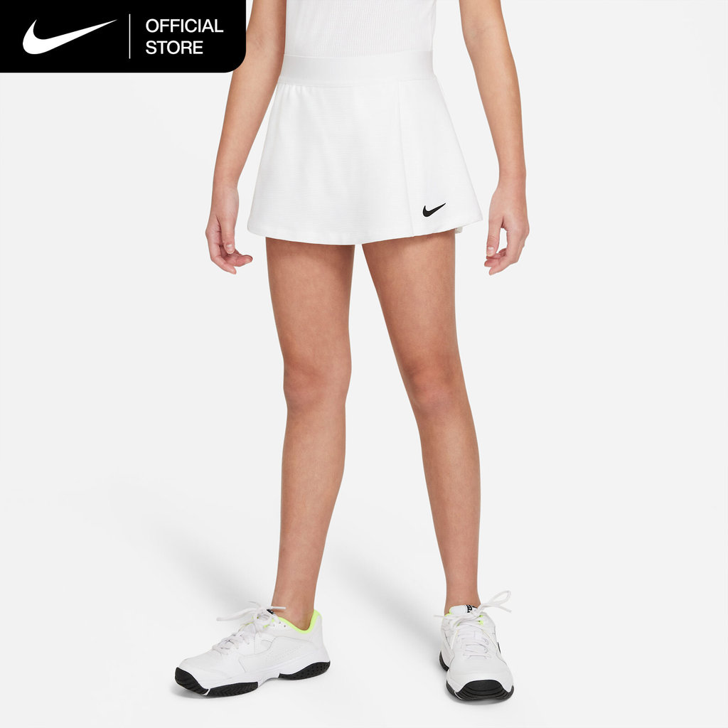 Nike Dri-FIT Older Kids' (Girls') NikeCourt Victory Tennis Skirt - White [CV7575-100]