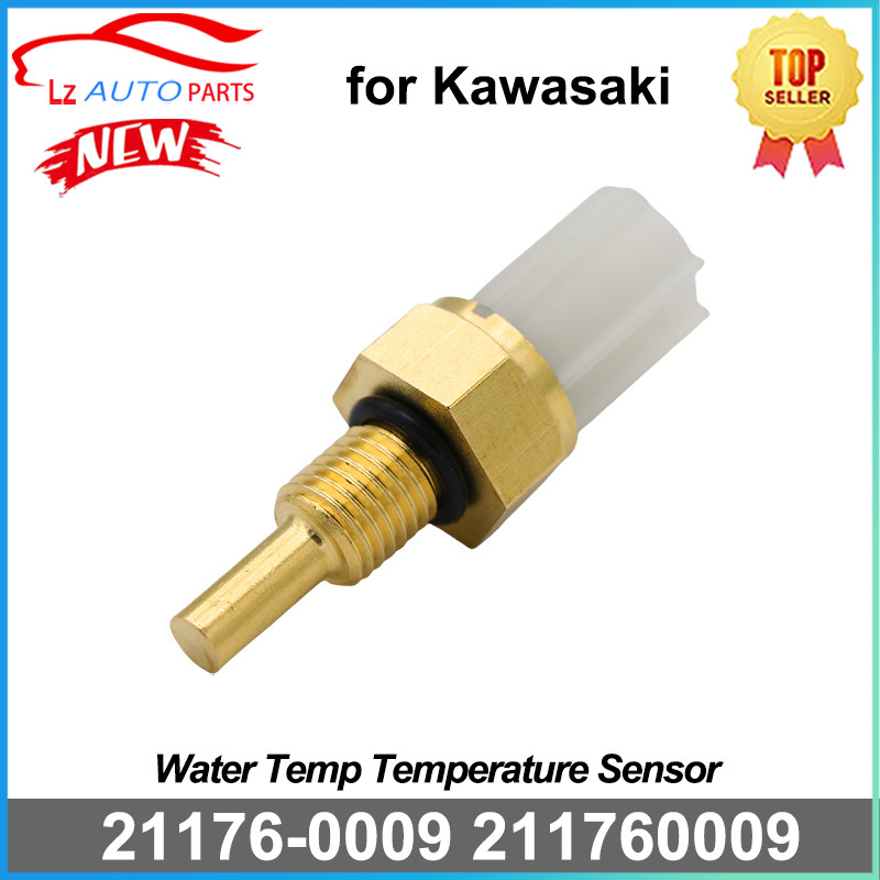 อุณหภูมิน้ําเซ็นเซอร์อุณหภูมิ 21176-0009 สําหรับ Kawasaki ER-6N KX250F KX450F Ninja H2 ZX6R ZX10R ZX