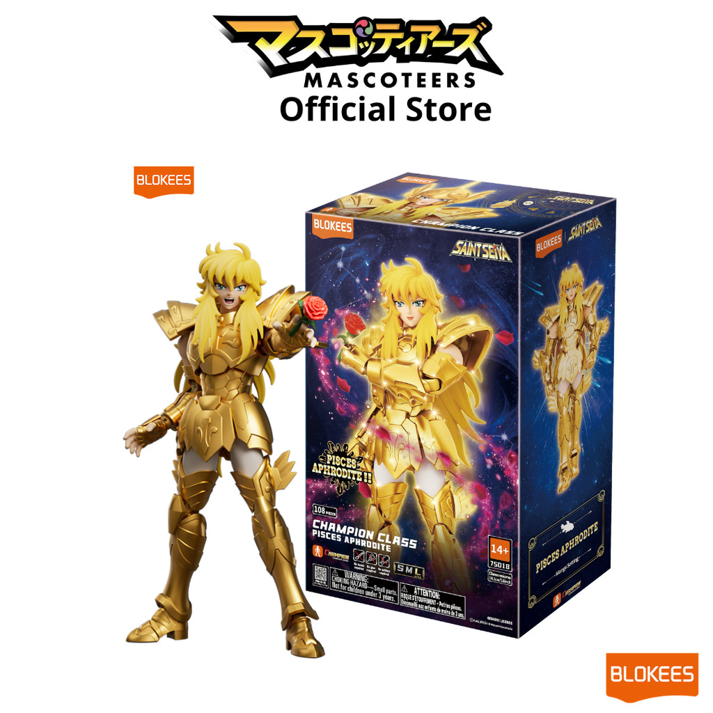 Blokees Figures - Saint Seiya 75018 Champion Class 15 - Pisces Aphrodite ของแท้ 100%