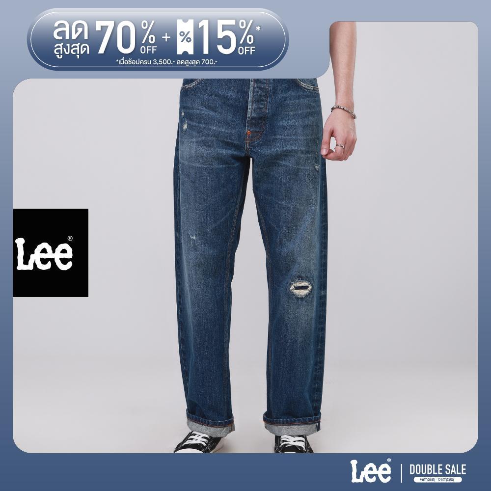 LEE جينز رجالي مستقيم بخصر عالٍ مجموعة 101