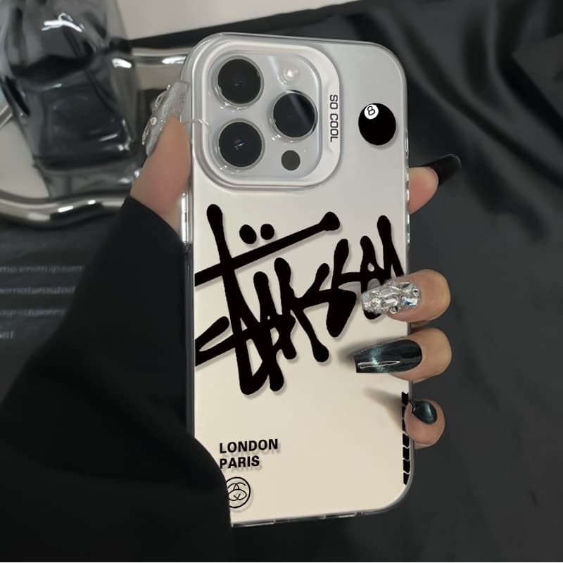 ปลอก OPPO Reno 12F 5G Reno 12F 13F 14F 14 5G 12 11F 11 13 Pro 9 10 F Pro Plus 5G 4G เคสโทรศัพท์ปลอกผู้ชายกันกระแทก Simple Graffiti โลโก้ฟิล์ม Hydrogel ป้องกันหน้าจอ - รูปที่ 5