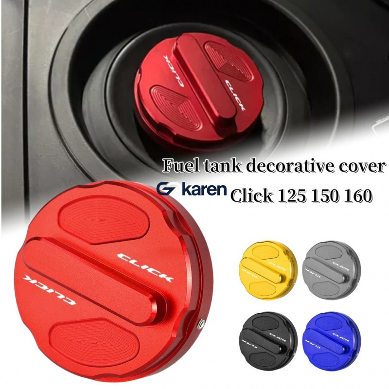 Honda Click 125 150 160 I V1 V2 V3 ฝาครอบตกแต่งถังน้ํามัน