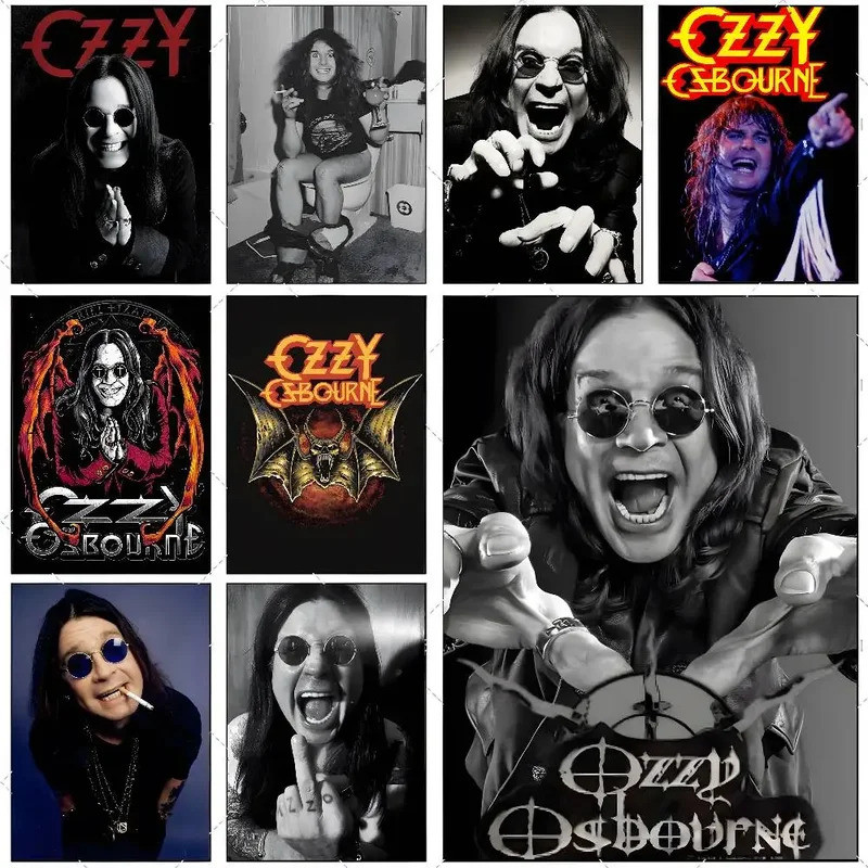 Rest Dark Prince O-Ozzy Osbourne Black Sabbath โปสเตอร์ตกแต่ง HD