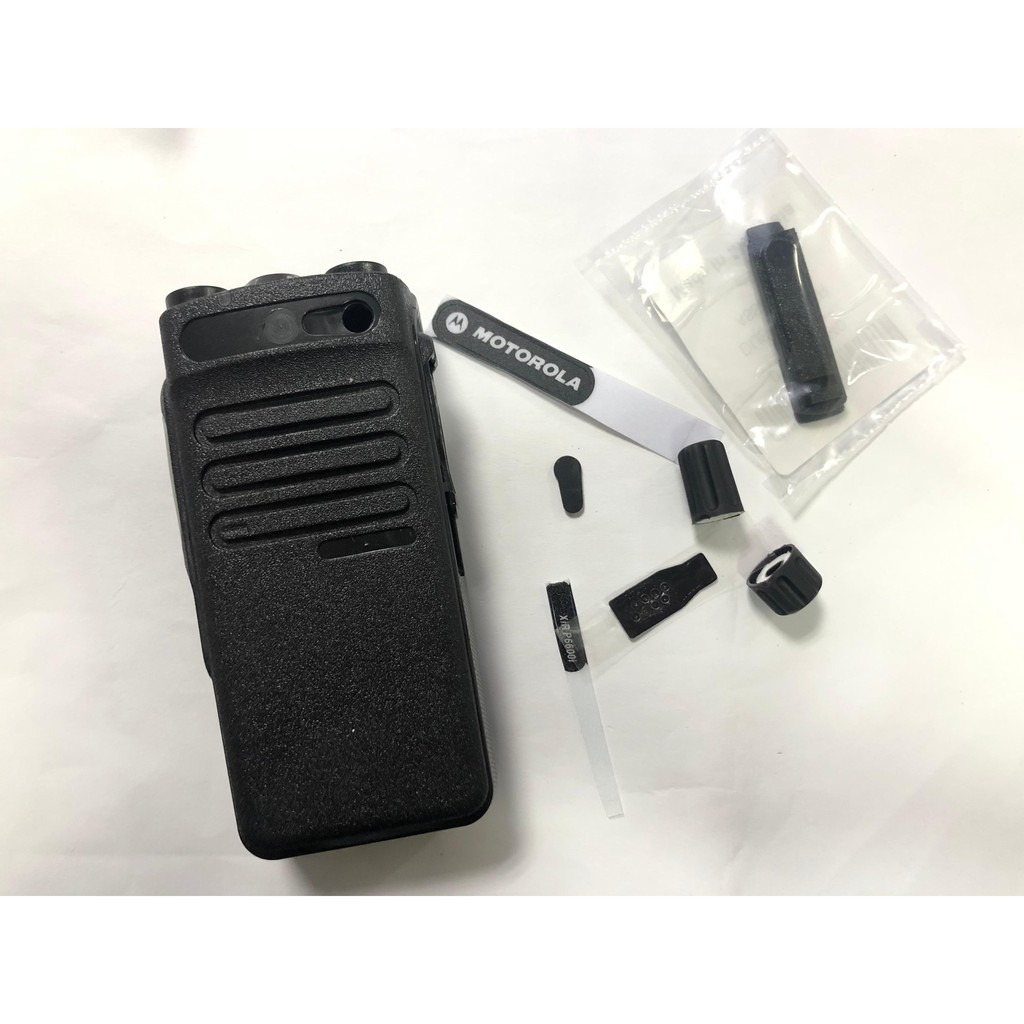 ยี่ห้อใหม่ Motorola XiR P6600 P6600i DEP350 Walkie-Talkie Talkie Face Shell พร้อมลําโพงสายเคเบิลแบน 