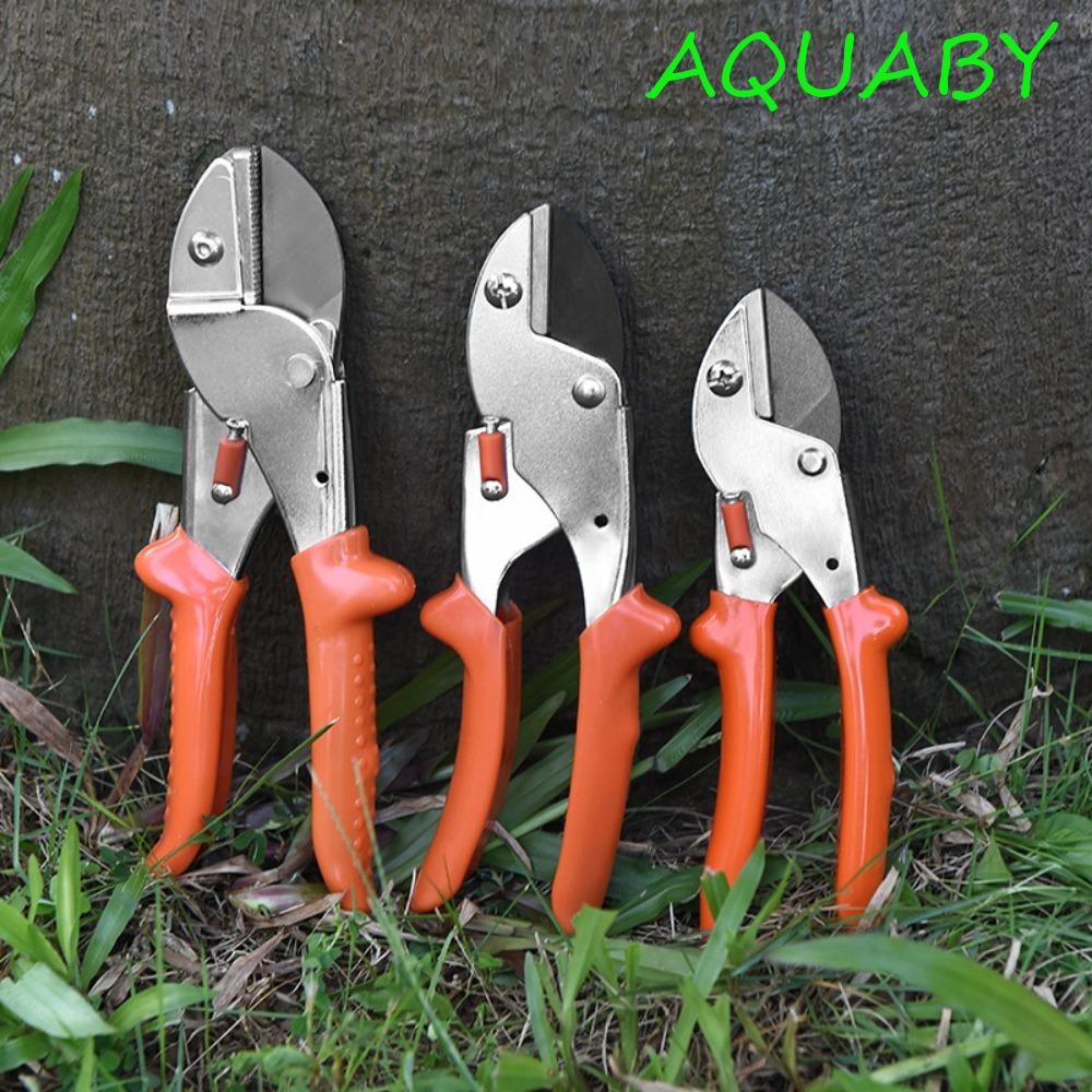 กรรไกรตัดแต่งกิ่ง AQUABY, ด้ามจับตามหลักสรีระศาสตร์ SK5 Steel Gardening Scissor, กรรไกรผลไม้สะดวกทนทาน Sharp Fruit Tree Secateurs Home