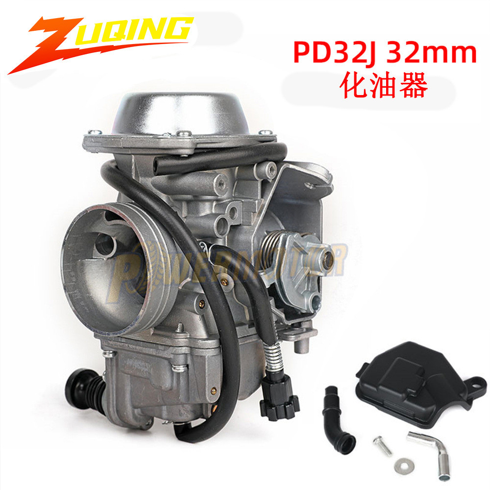 คาร์บูเรเตอร์ PD32J 32 มม.ATV รถออฟโรดเหมาะสําหรับ Honda ATC250 TRX300 TRX350 การปรับเปลี่ยน