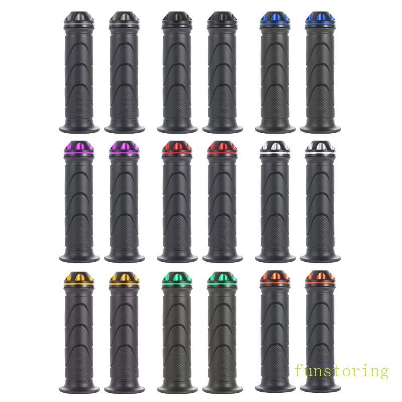 FUN ด้ามจับแฮนด์กันลื่นที่จับจักรยานพร้อมตามหลักสรีรศาสตร์สําหรับจักรยานรถจักรยานยนต์พร้อมแฮนด์ขนาด 