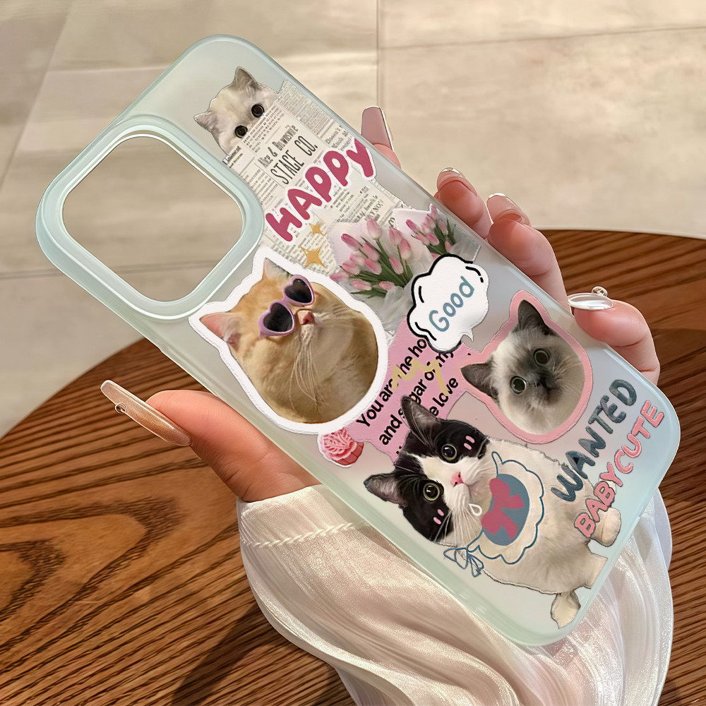 จัดส่งในพื้นที่ เคสมีน้ำค้างแข็งTPU รู้สึกดี มีสีสัน For IPhone16 15 14 13 11 7 8 plus Pro Promax X XR XSMAX DKMS217 ราคา ถูกที่สุด ดีลบีเคเค แกลเลอรีภาพที่ 3