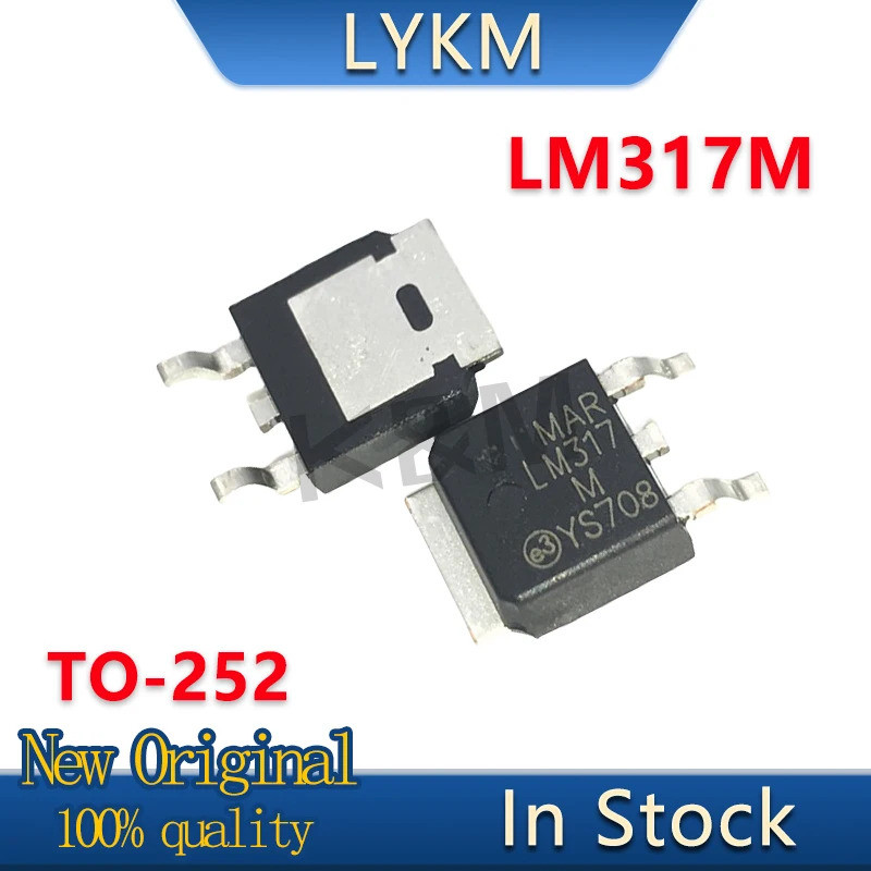 20/PCS ใหม่ LM317M LM317MDT LM317 TO-252 แรงดันไฟฟ้า stabilizer ในสต็อก S5DC