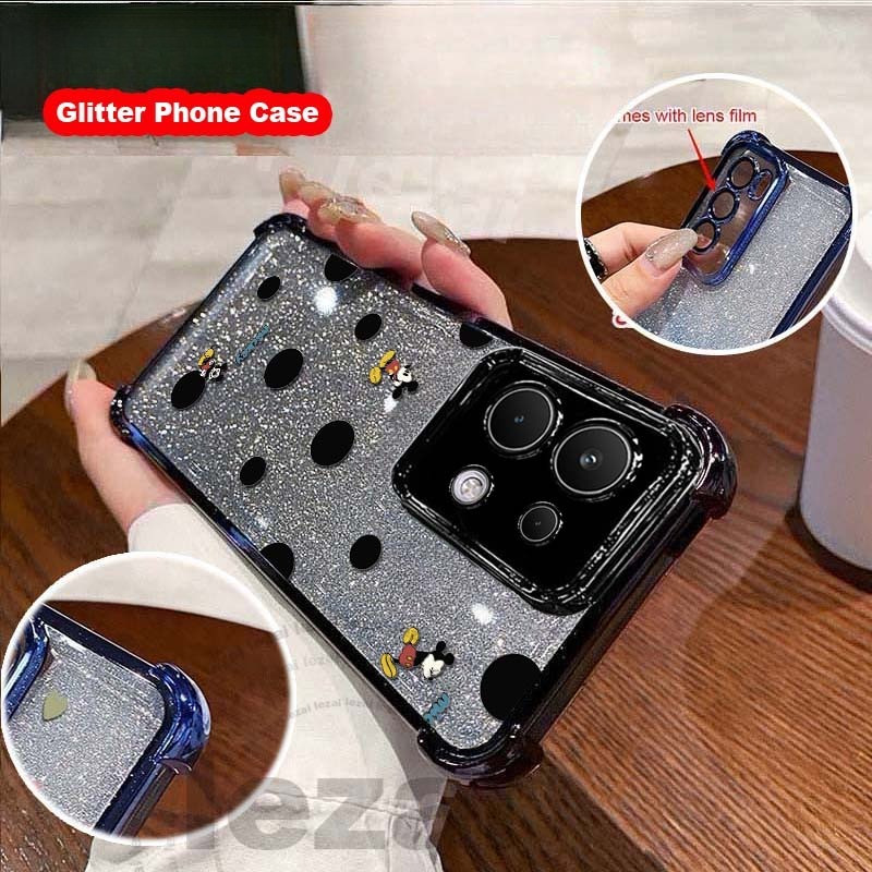 เคส OPPO A6 Pro 5G A6Pro A6X A6i OPPOA6Pro A 6 Pro 2025 เคส Soft Shining กันกระแทก Glitter ฝาหลัง