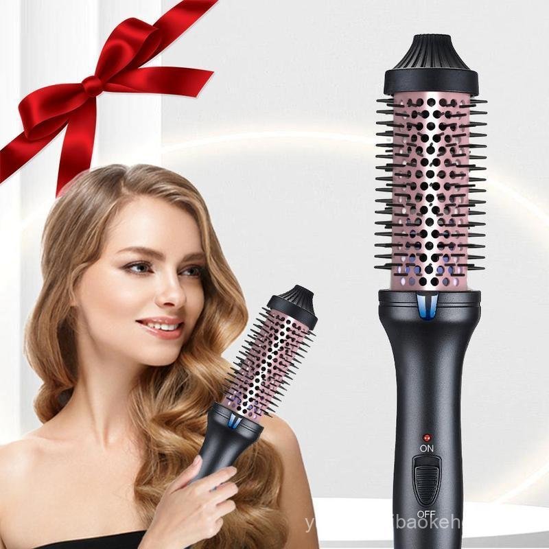 Hair Curler, 1 Box Multifunctional Hair Straightening Comb, Professional Heating Hair Styling Tool, 