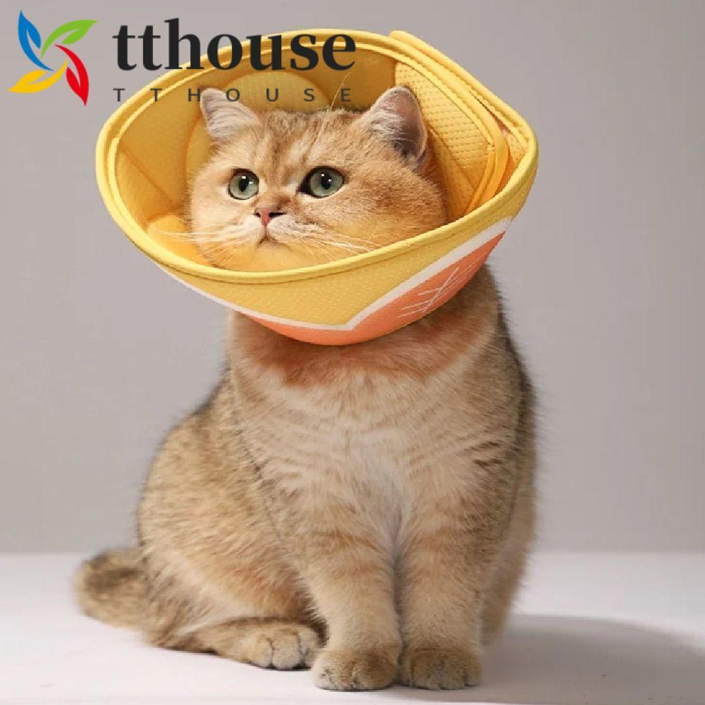 TTHOUSE Pet Elizabeth Circle, Soft Mesh 3D Pet Protective Cover, Pet Accessories Anti-Scratch Adjust
