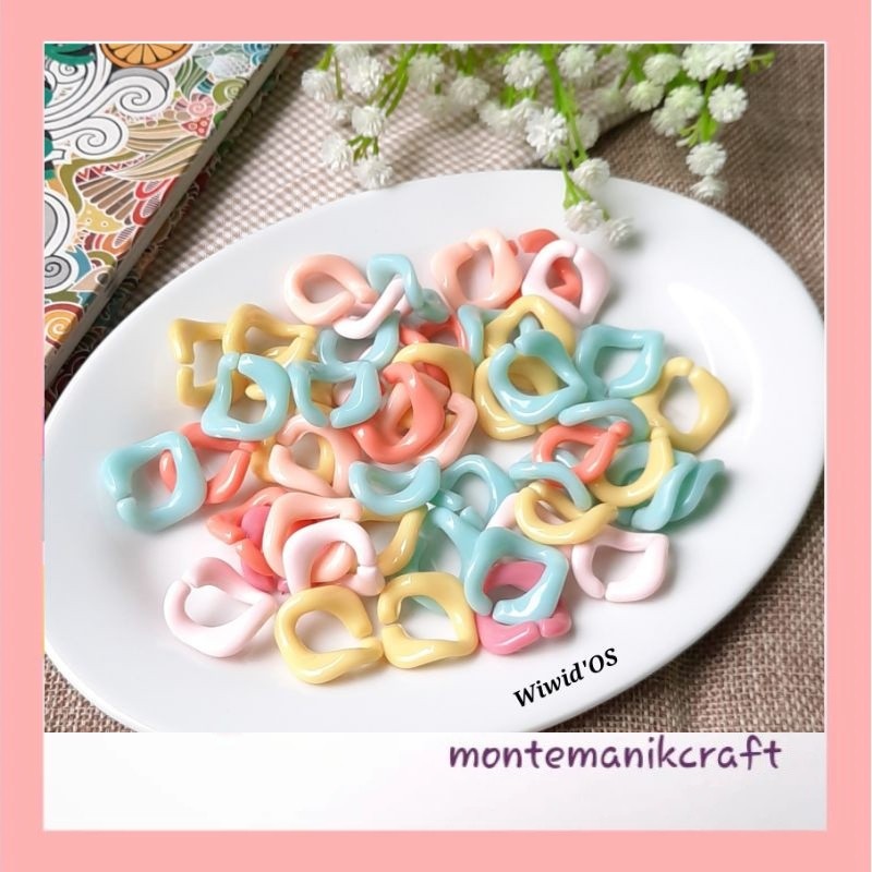 BEADS (10 กรัม) 24 MM MONTANIK CRAFT CHAIN BEADS