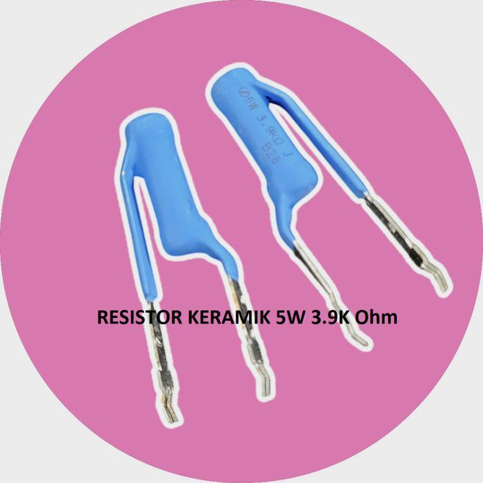 5W 3.9K 3.9 Kilo Ohm Ceramic Resistor - ราคาต่อ 2 ชิ้น ...ELECTRON ELECTRON