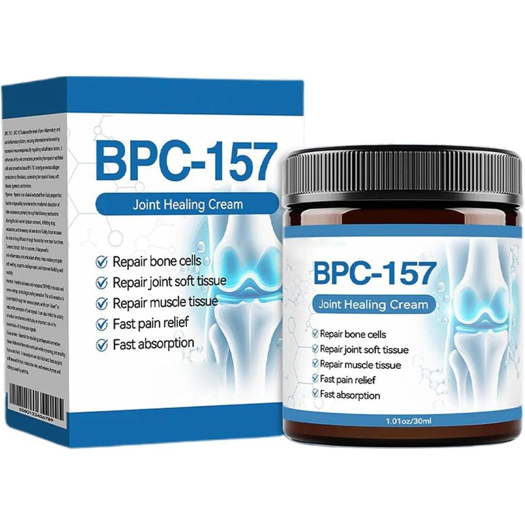 Pio BPC-157 Joint Healing Cream, Pio Peptide Complex ing Cream - 30g สําหรับหลัง เข่า มือ คอ เท้า สํ