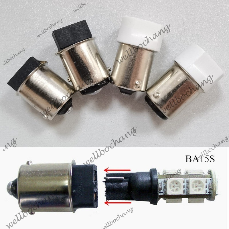 2 ชิ้น T10 W5W 168 194 ถึง 1156 BA15S P21W 1156 BAU15S PY21W 1157 BAY15D P215W หลอดไฟ LED ฐานอะแดปเต