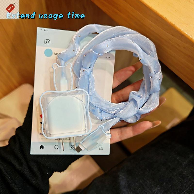 ALIK สําหรับ iPhone Charger Protector กรณี 18W 20W Anti Break Scratch Proof สายชาร์จป้องกันเชือก Win