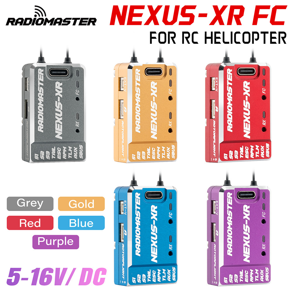 RadioMaster RC NEXUS-XR เฮลิคอปเตอร์ควบคุมการบิน 2.4GHz 5-16V 256MB แฟลช ICM42688P Gyro