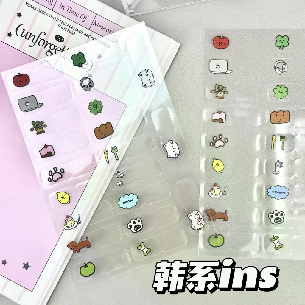 [Koo Ka]♥สติกเกอร์ดัชนีมูลค่าสูงผลิตภัณฑ์ใหม่ อิน สติกเกอร์น่ารักสไตล์เกาหลีนมใสกระดาษโน้ตวาง - รูปที่ 3