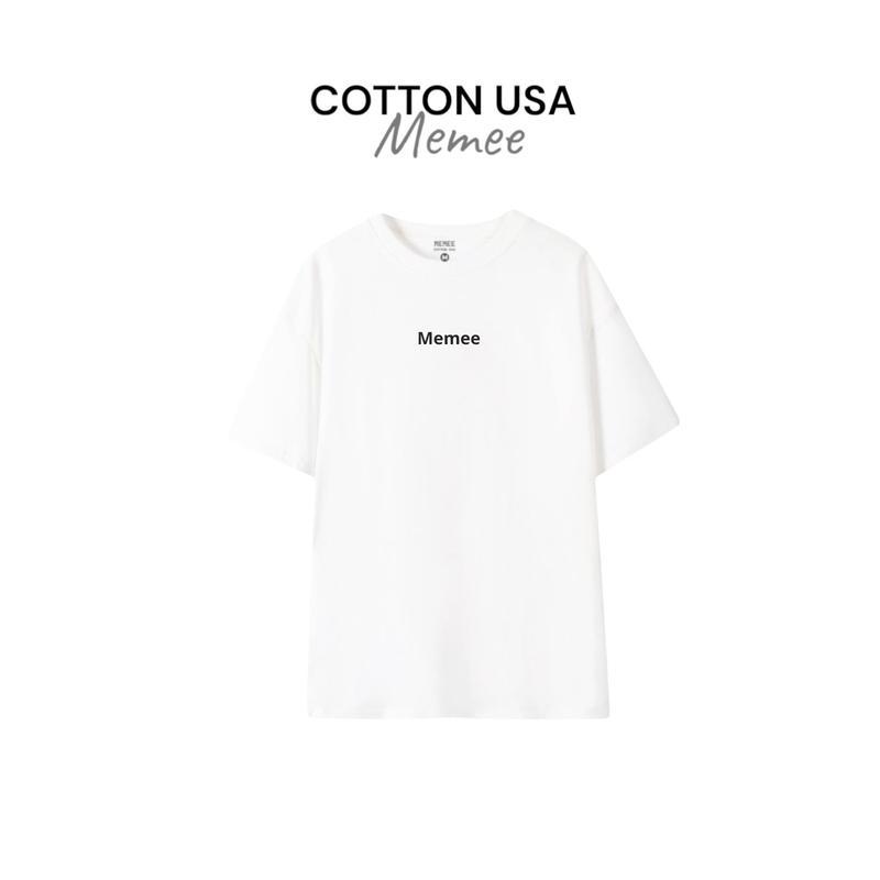 สินค้าใหม่>เสื้อยืด MEMEE~COTTON USA ผ้าหนานิ่ม (งานปักทรงตรง)