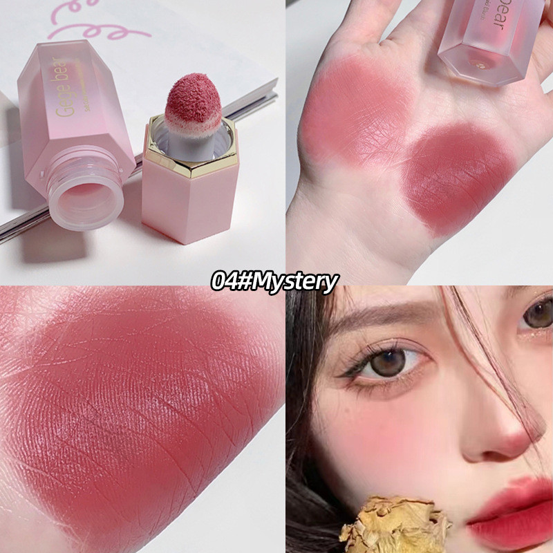 CJ Soft Color Transparent Powder Liquid Blush Moisturizing Clear Whitening Natural Matte Rouge Cosme
