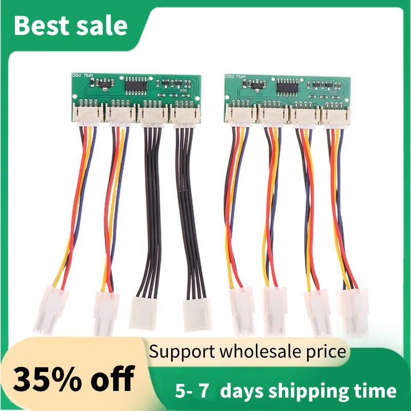 2PCS S19 S21 พัดลม Spoofer Dummer 12V 4Pin พัดลมจําลองจําลองจําลองจําลองพิเศษสําหรับ Antminer S21 S1