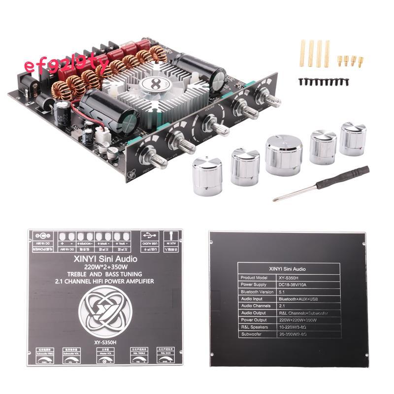 2.1-Channel TPA3251 ดิจิตอลเครื่องขยายเสียงโมดูลสูงและต่ําโทนซับวูฟเฟอร์,220Wx2 + 350W เครื่องขยายเส