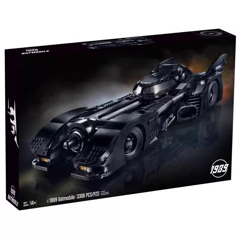 Chariot ของเล่นเข้ากันได้กับ Lego 76139 Gotham City บล็อกตัวต่อคลาสสิก 1989 ประกอบแบทแมนซูเปอร์ฮีโร่